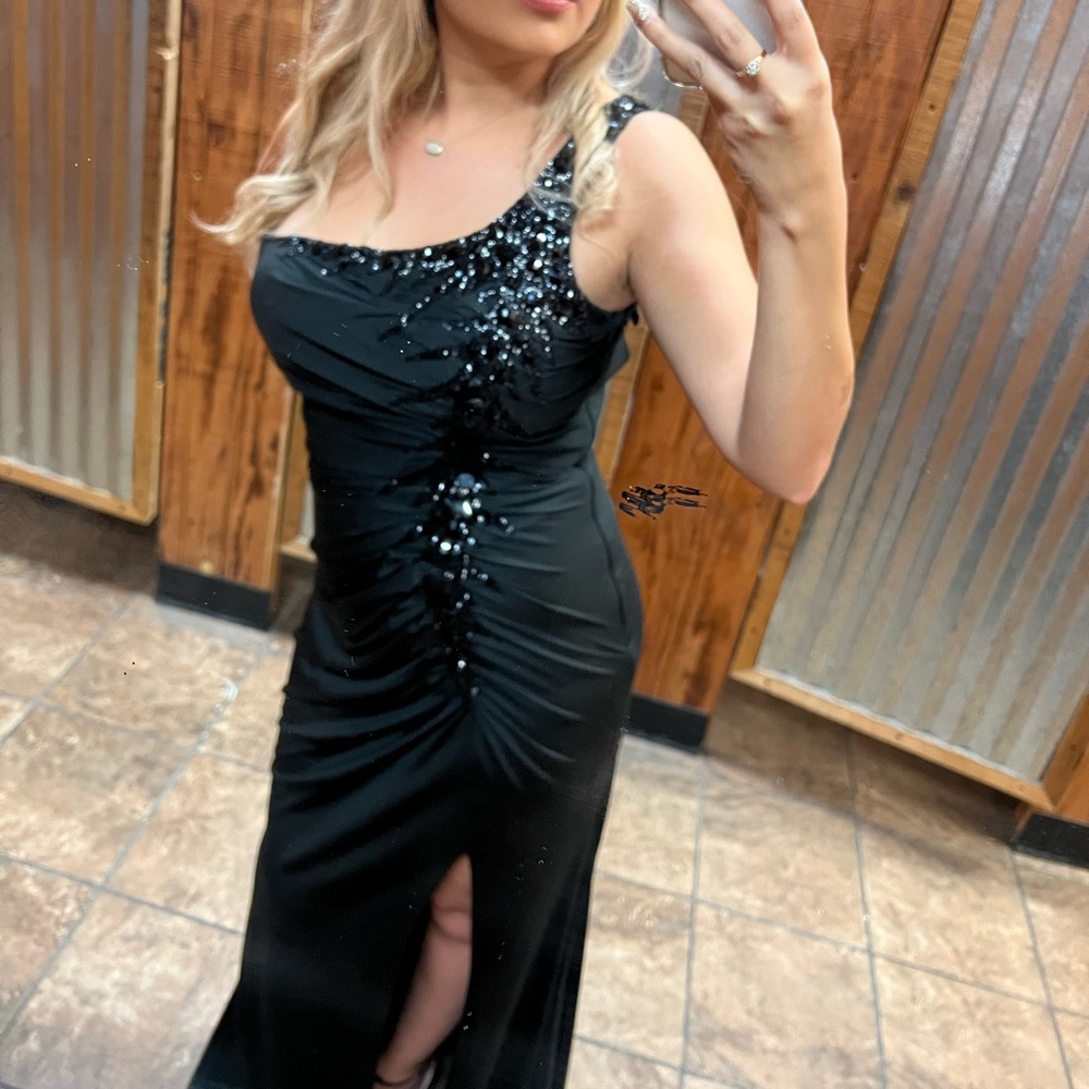 Black formal dress